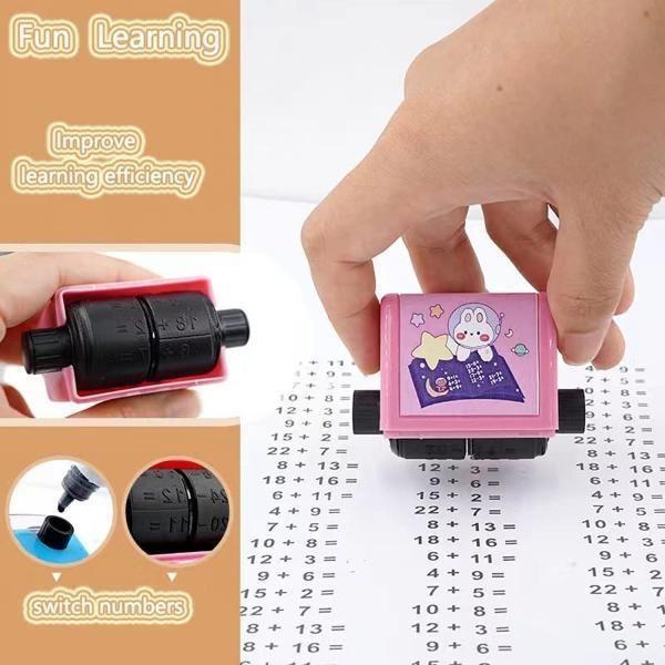 Math Learning Roller Stamps for Kids (Addition Practice and Teaching Aid)