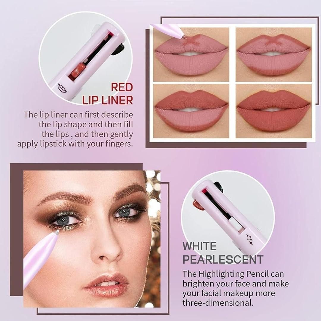 4-in-1 Touch-Up Makeup Pen for Quick and Versatile Beauty Fixes