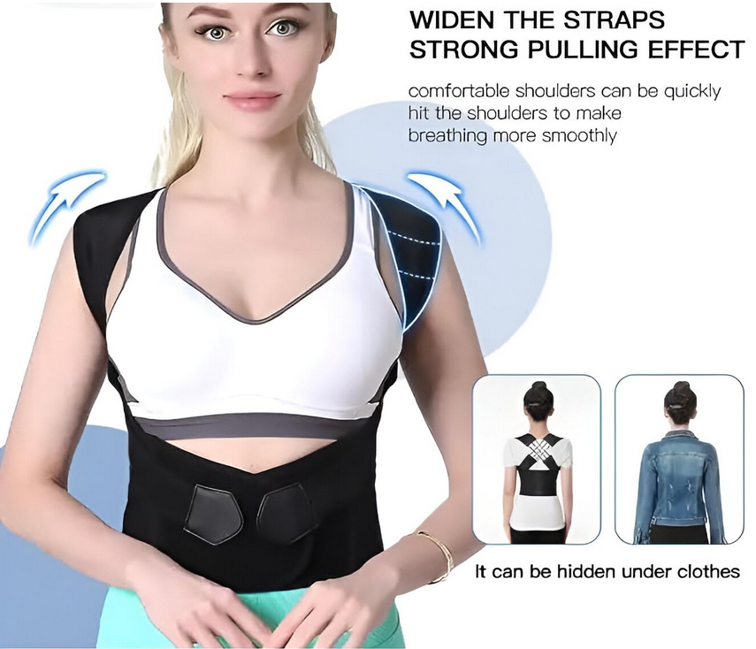 Adjustable Posture Corrector Belt – Ultimate Support & Pain Relief (Unisex)