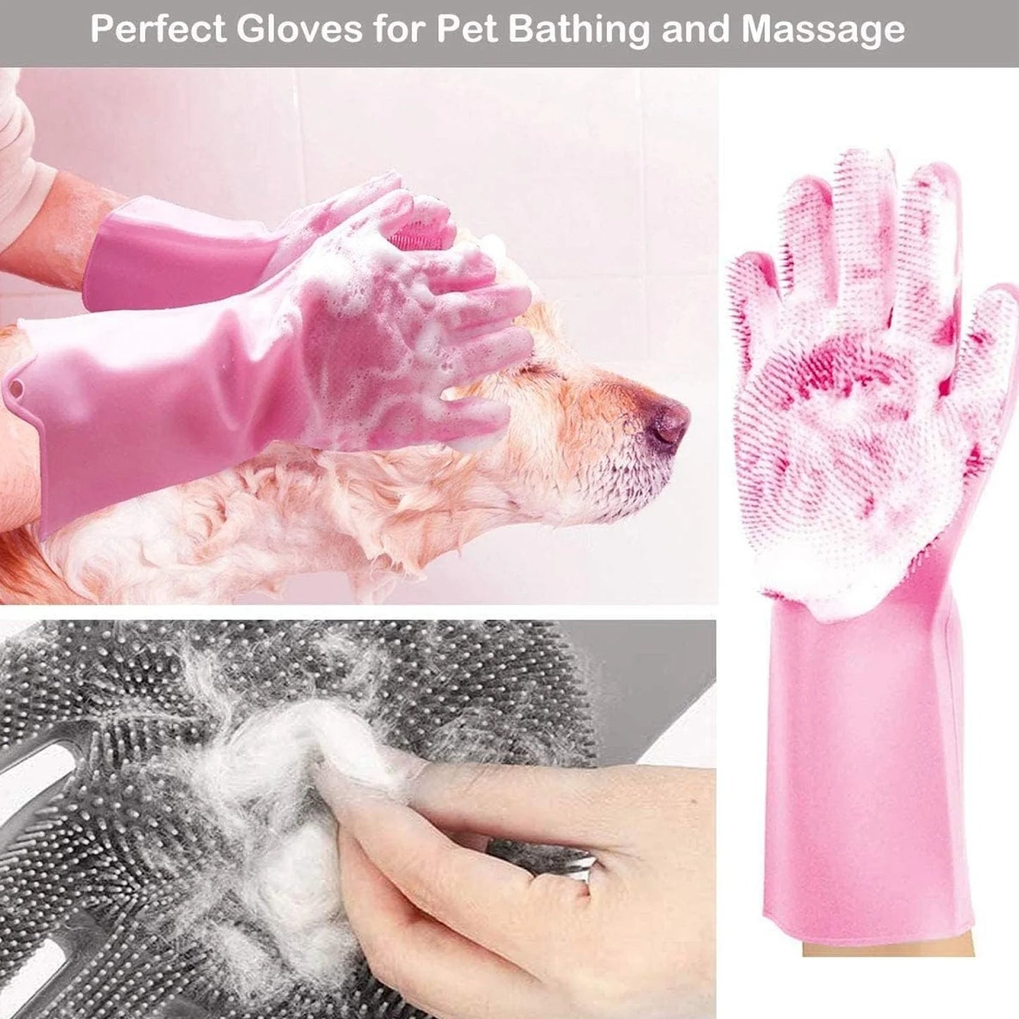 Multipurpose Silicone Dishwashing Gloves with Heat Resistance