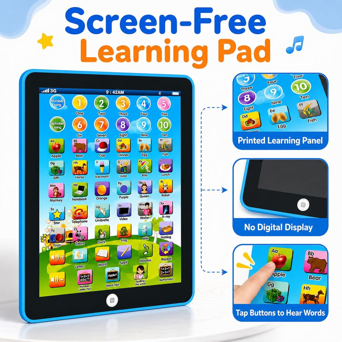 Kids Tablet Learning Pad