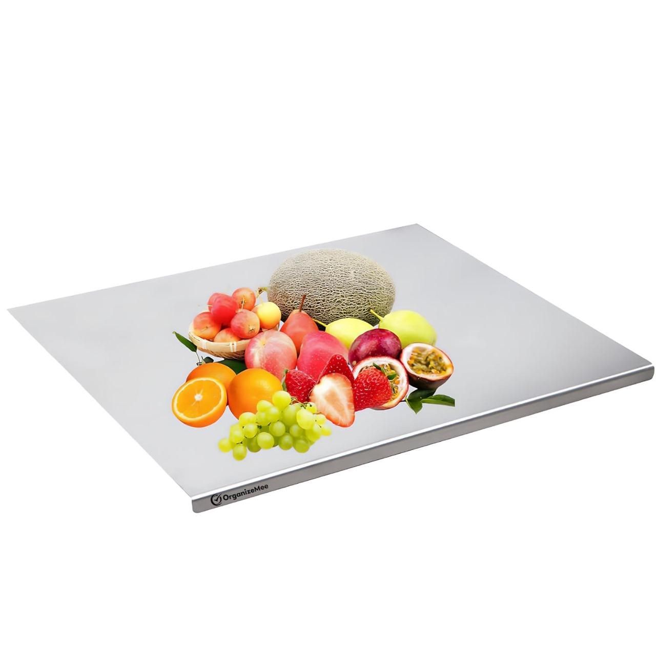 Premium Stainless Steel Cutting Board (Large Size, Heat-Resistant, and Durable)