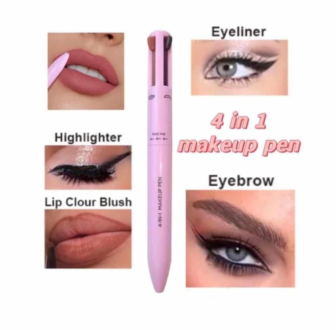 4-in-1 Touch-Up Makeup Pen for Quick and Versatile Beauty Fixes