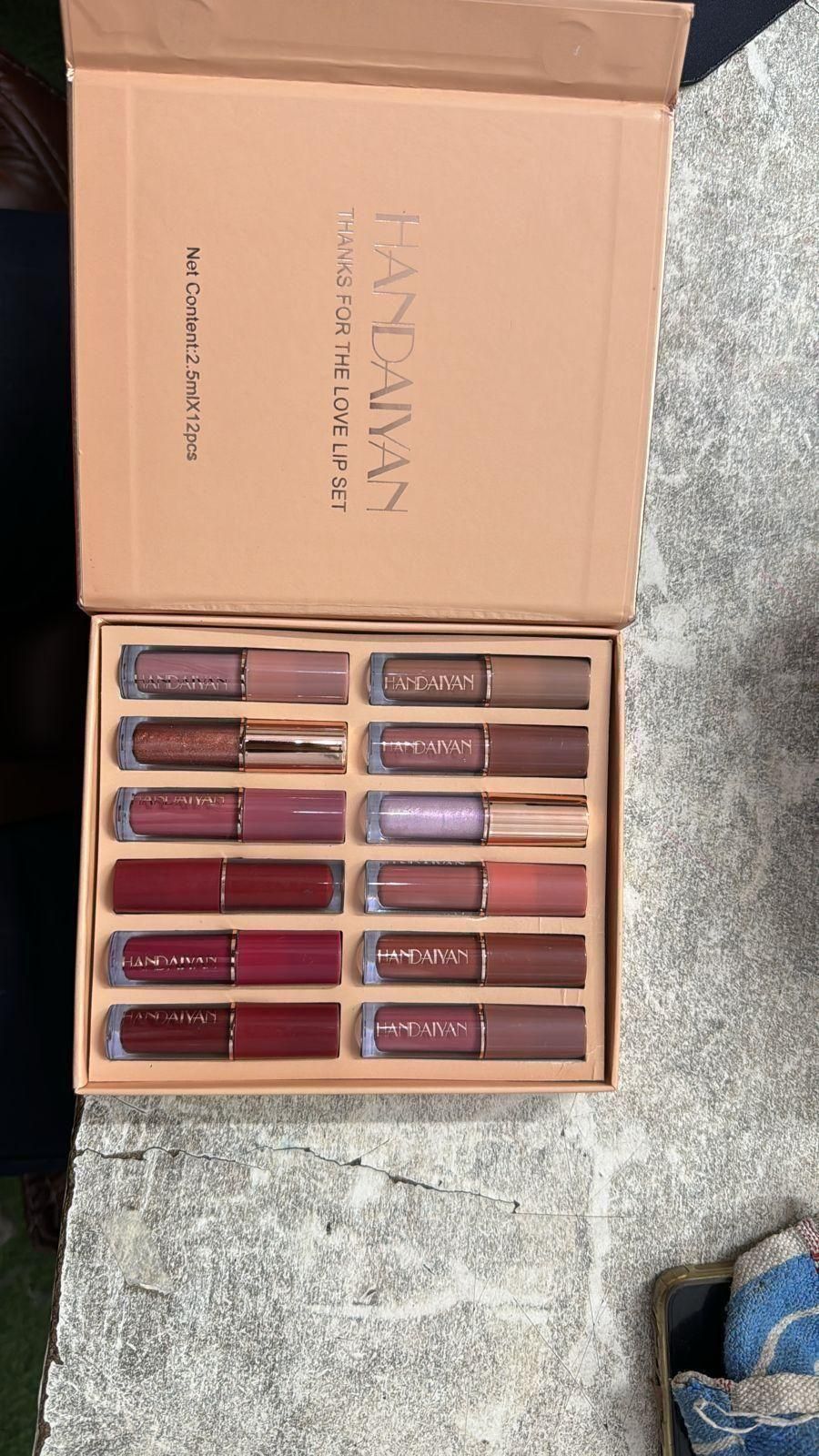 Velvet Matte Liquid Lipstick (12 Pieces)