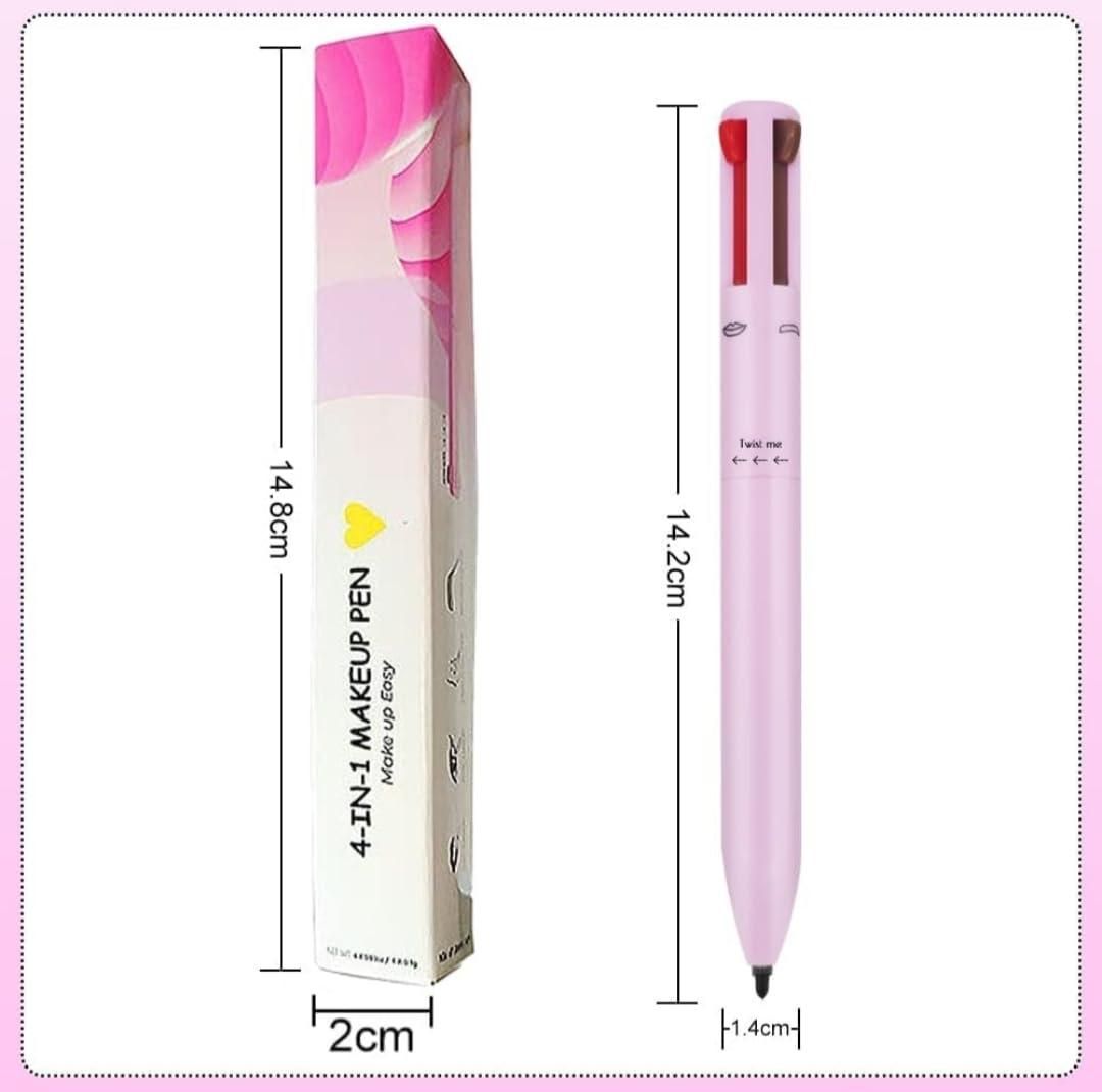 4-in-1 Touch-Up Makeup Pen for Quick and Versatile Beauty Fixes