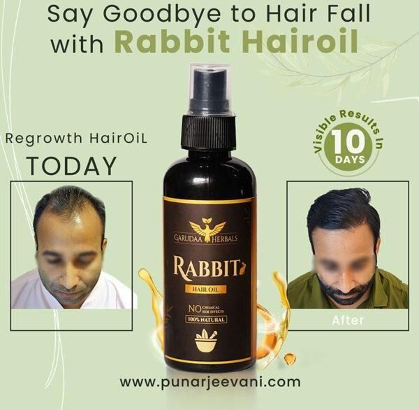 Rabbit Herbal Hair Oil (30ml) Pack of 2