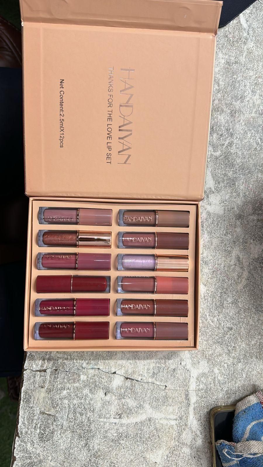 Velvet Matte Liquid Lipstick (12 Pieces)