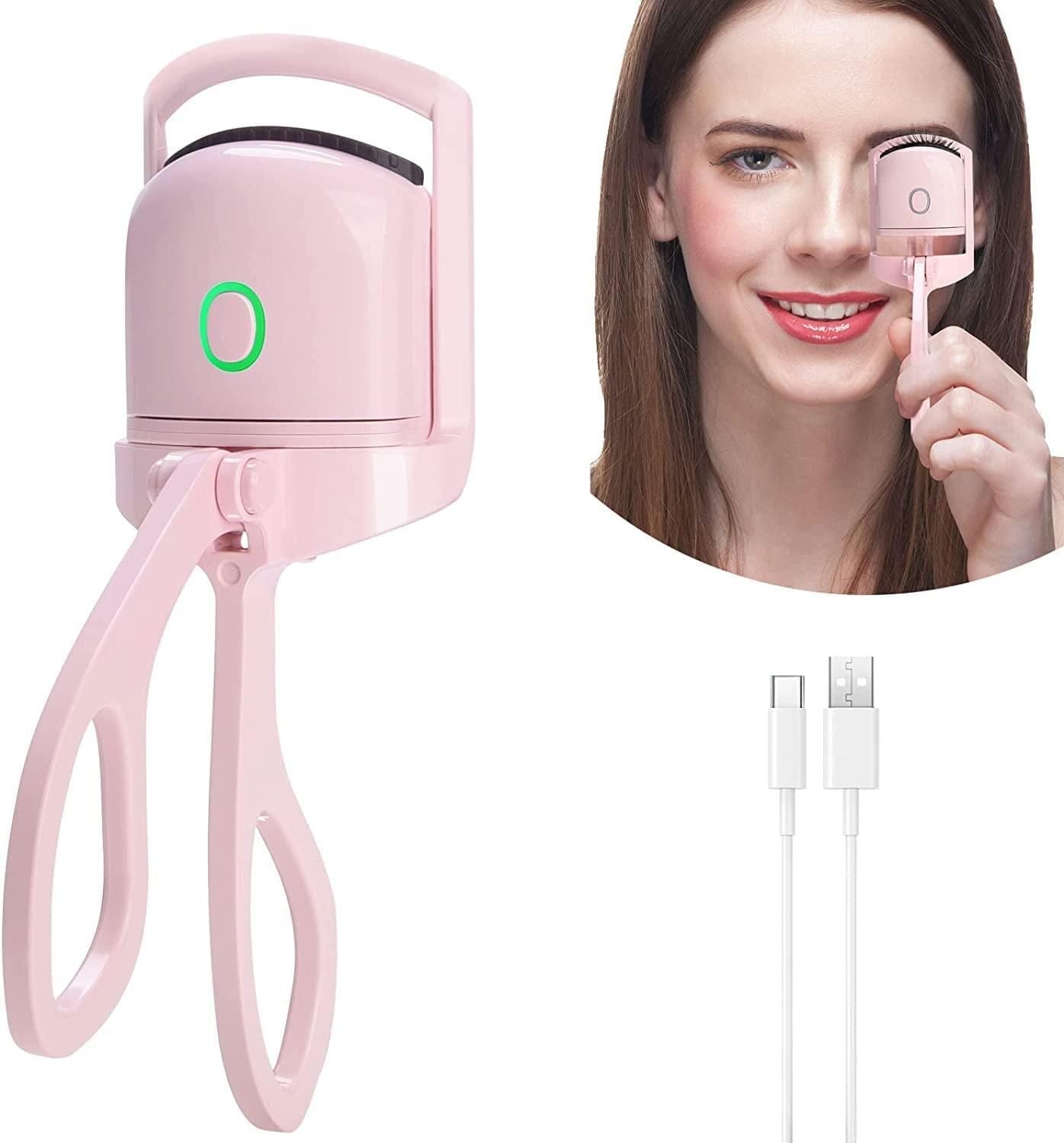 Electric Heated Eyelash Curler for Long-Lasting Curling