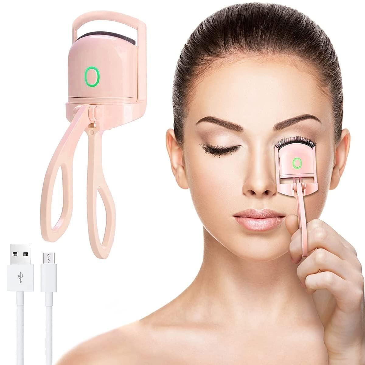 Electric Heated Eyelash Curler for Long-Lasting Curling