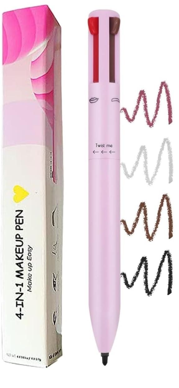 4-in-1 Touch-Up Makeup Pen for Quick and Versatile Beauty Fixes