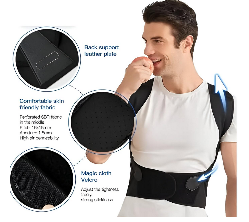 Adjustable Posture Corrector Belt – Ultimate Support & Pain Relief (Unisex)